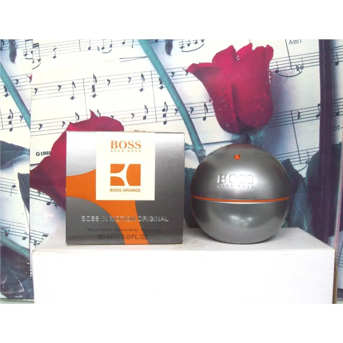 Boss In Motion Orange 3.0 Oz. Edt Spray. Vintage By Hugo Boss