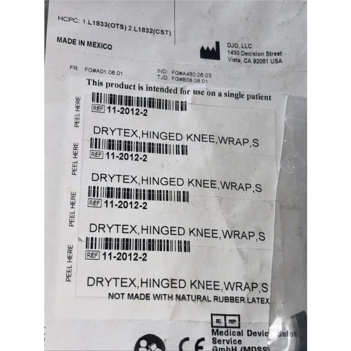 DonJoy  - donjoy drytex hinged - drytex hinged 2
