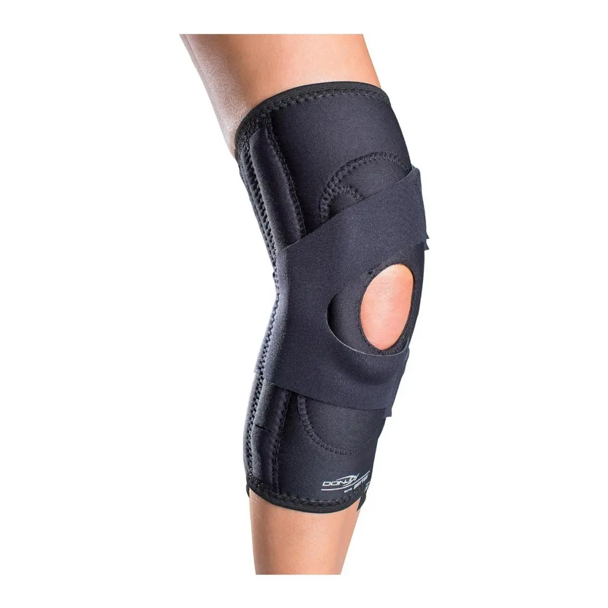 Donjoy Lateral J Patella Medium Hinged Neoprene Knee Support Brace For Right Leg