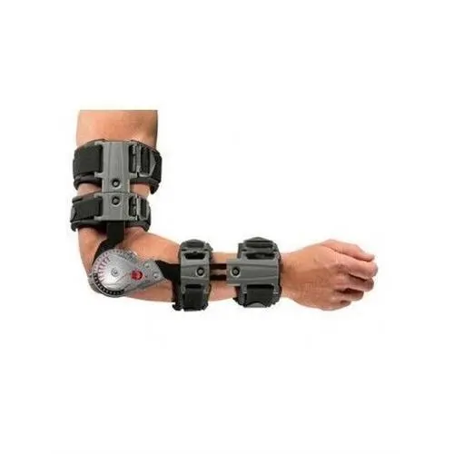 Hinged Lockable Elbow Brace -donjoy X-act Rom Suits Ligament Injury Post-op