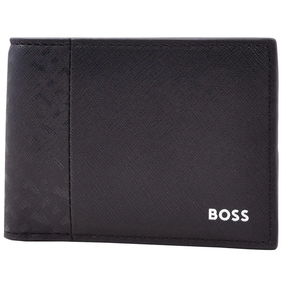 Hugo Boss Zair_M_6CC Men`s Wallet Black 8-Credit Card Slots