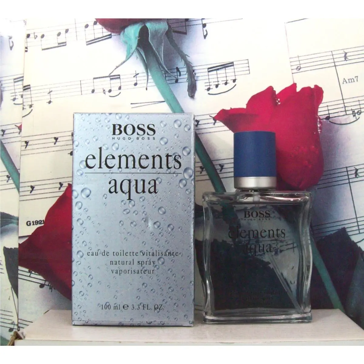 Boss Elements Aqua By Hugo Boss Edt Spray 3.4 Oz. Nwb. Vintage
