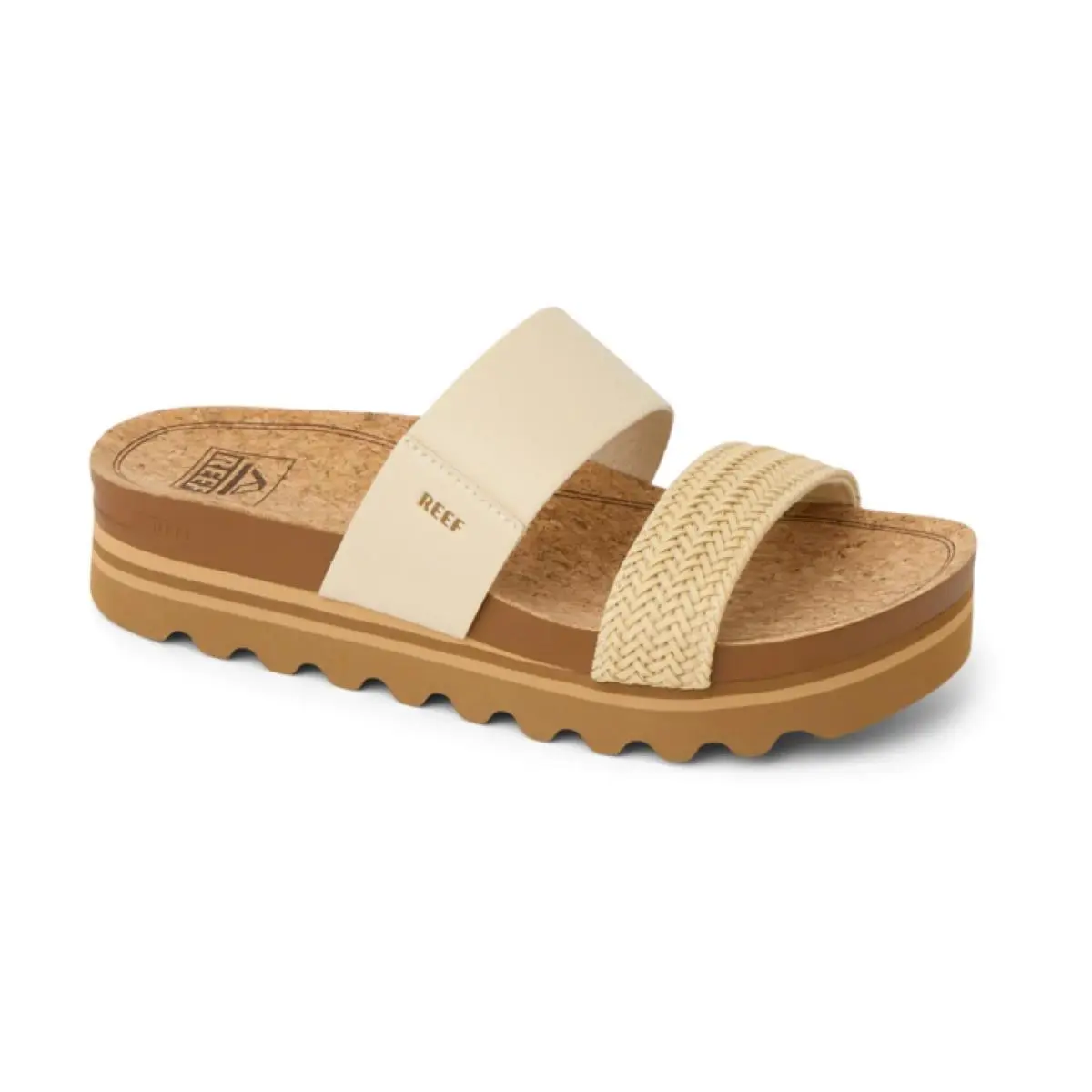 Reef Cushion Vista Hi Women`s Comfort Platform Sandals Vintage - 9 Medium
