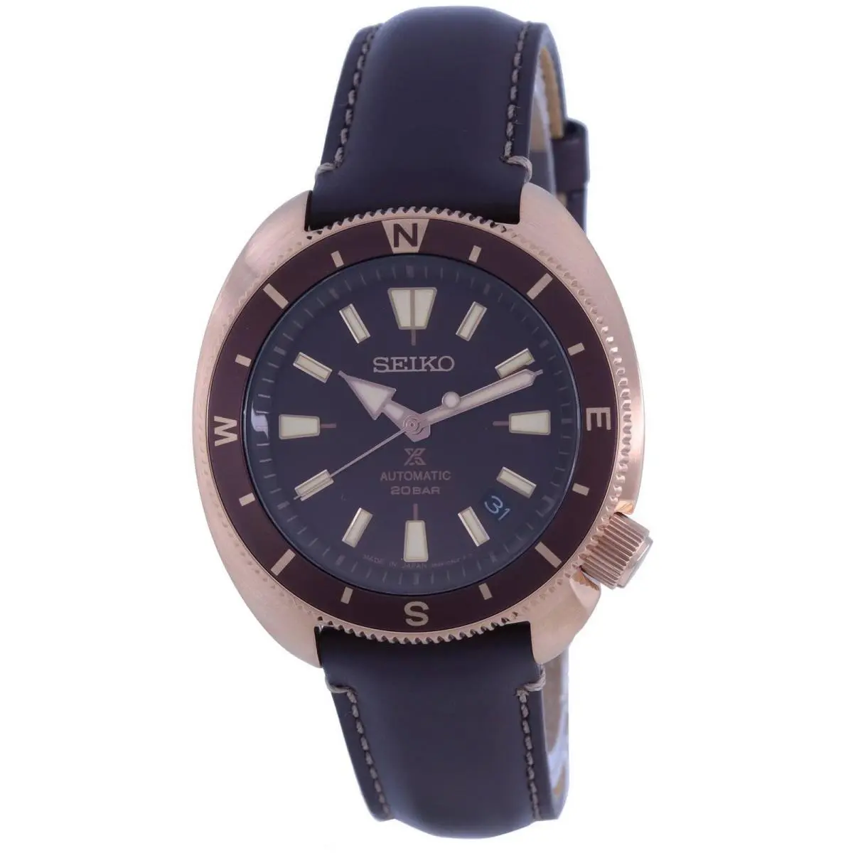 Prospex Land Tortoise Automatic Diver`s SRPG18J1 200M Men`s Watch by Seiko