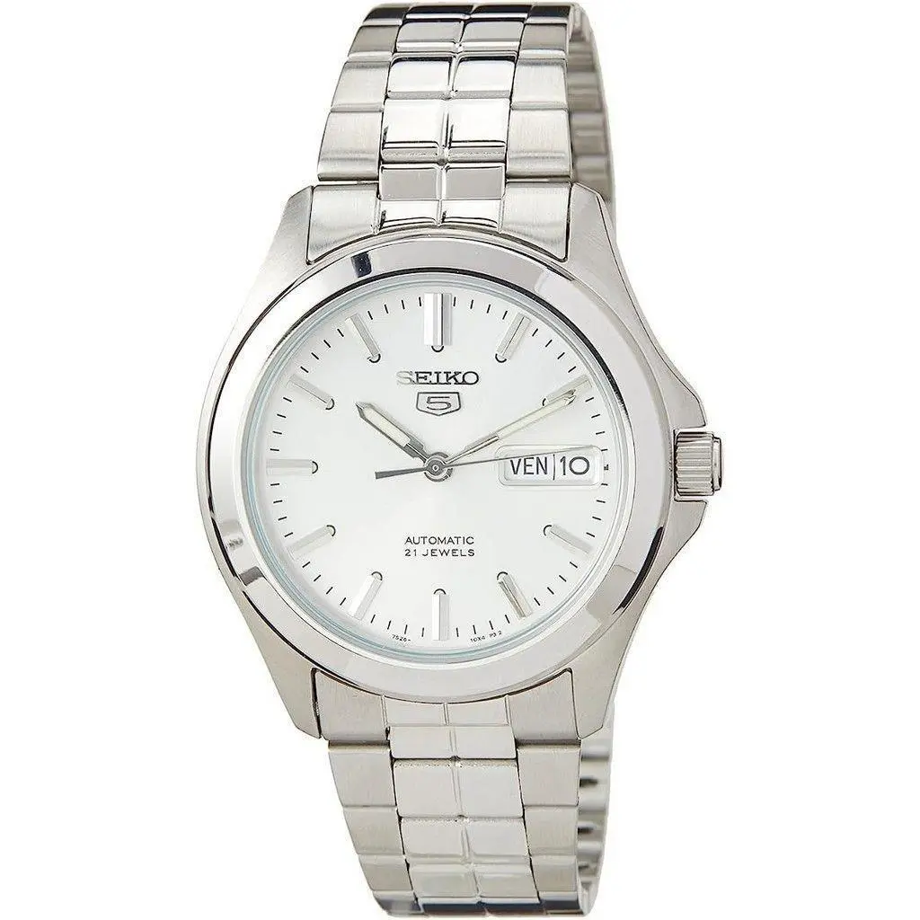5 Automatic 21 Jewels Day/date Stainless Steel SNKK87K1 30M Mens Watch by Seiko
