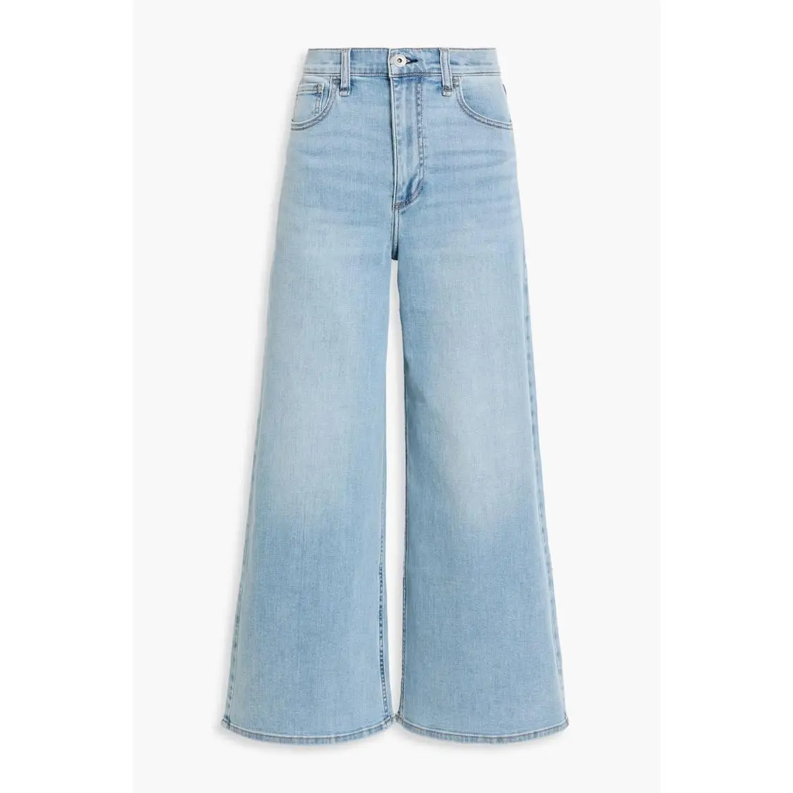 Rag Bone Serena Cropped High-rise Wide Leg Jeans 26 Msrp: