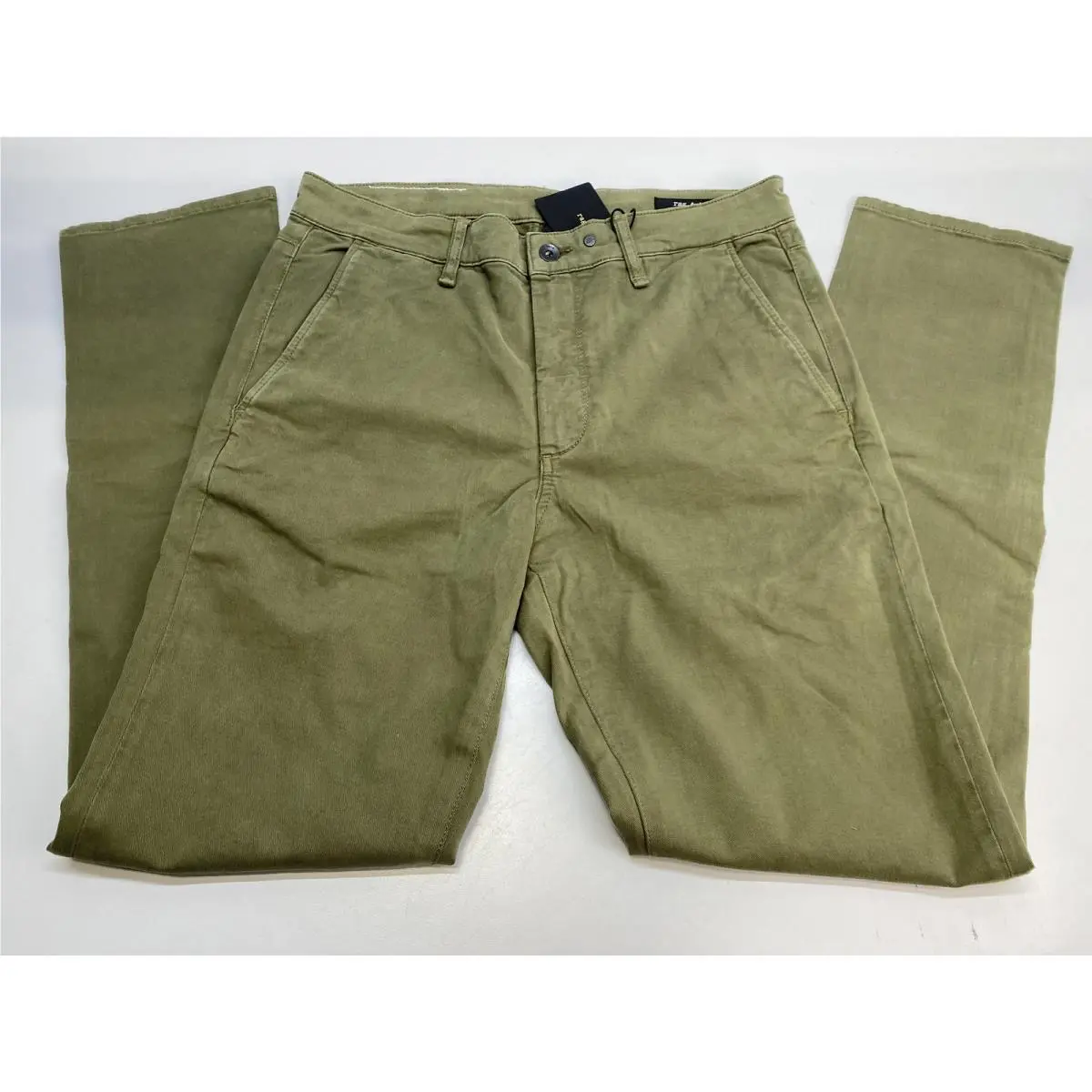 Rag Bone Mens Pant Dark Green Size 33 Fit 2 Stretch Slim Cotton Twill Chino