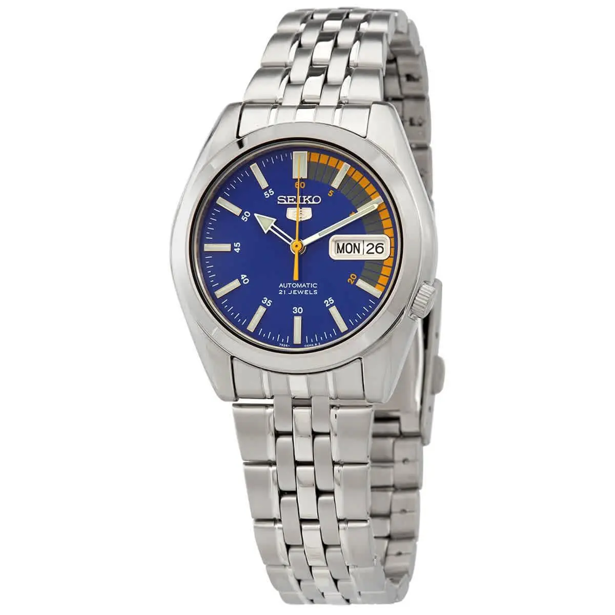 Seiko 5 Automatic Blue Dial Men`s Watch SNK371K1