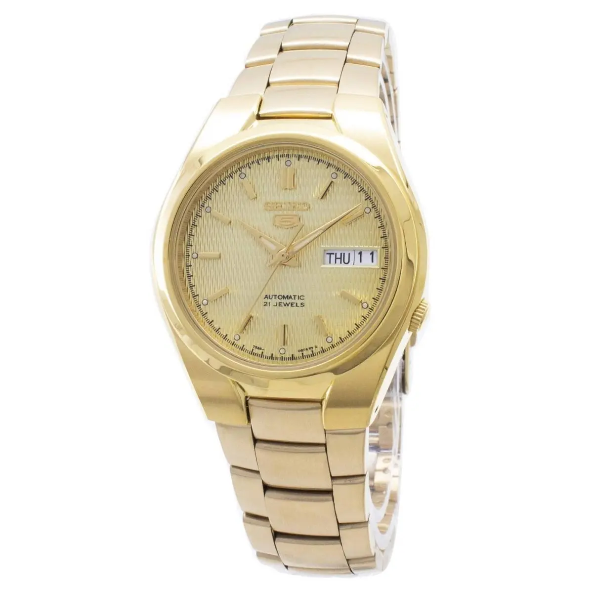 5 Automatic 21 Jewels Gold Tone Stainless Steel SNK610K1 30M Mens Watch by Seiko