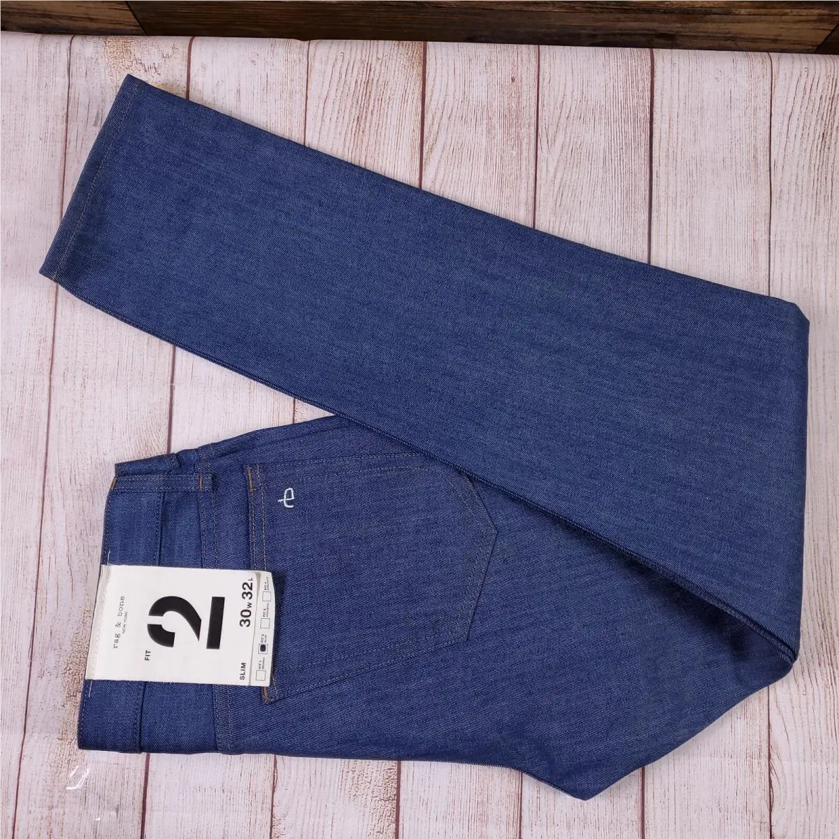Rag Bone Icons Raw Fit 2 Stretch Denim Jean Men`s 30x32 Fit 32x31.5