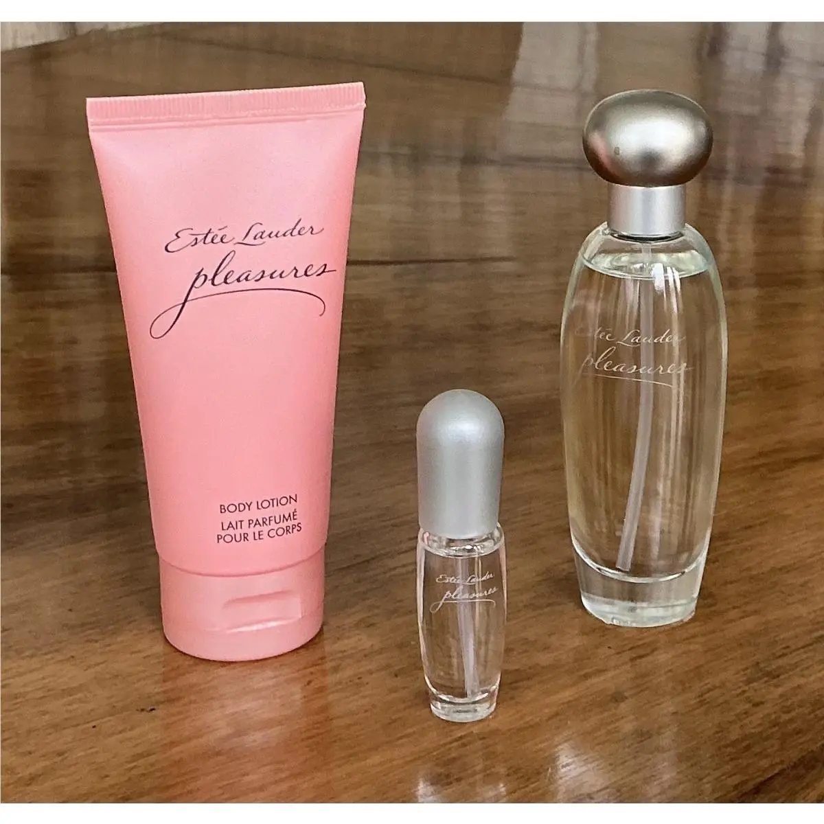 Estée Lauder Pleasures 3 Piece Set - Eau De Parfum 1.7 + 0.14oz - Lotion 2.5oz