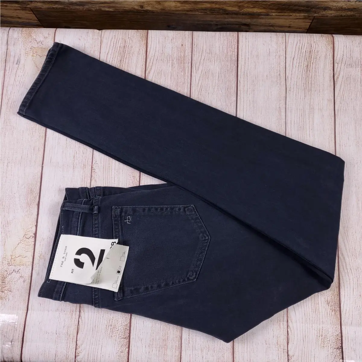 Rag Bone Mens Fit 2 Minna Slim Fit Jeans Medium Wash 28 Fit 30 x 32.5