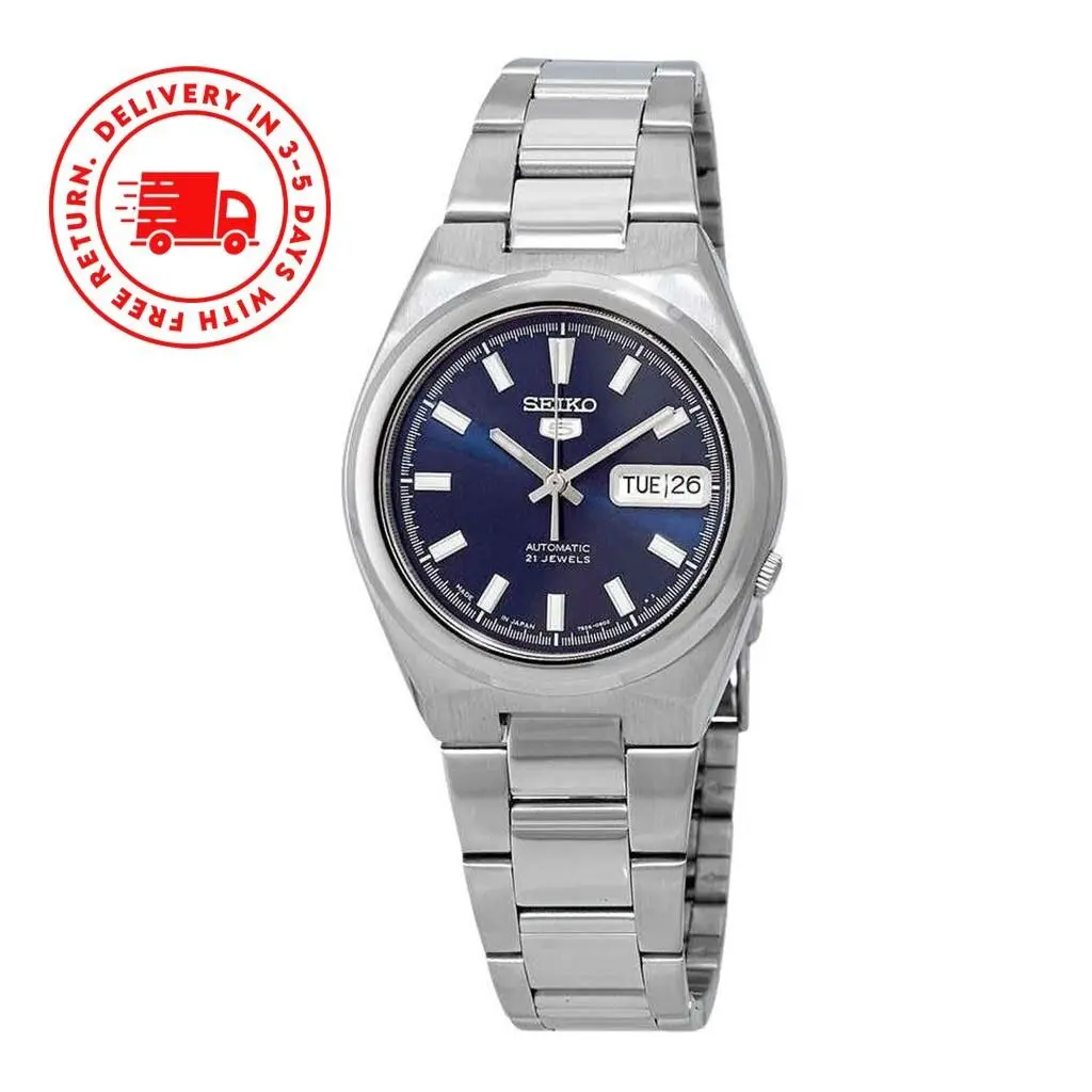 5 SNKC51J1 Date/day Stainless Steel 21 Jewels Automatic Mens Watch 30M by Seiko
