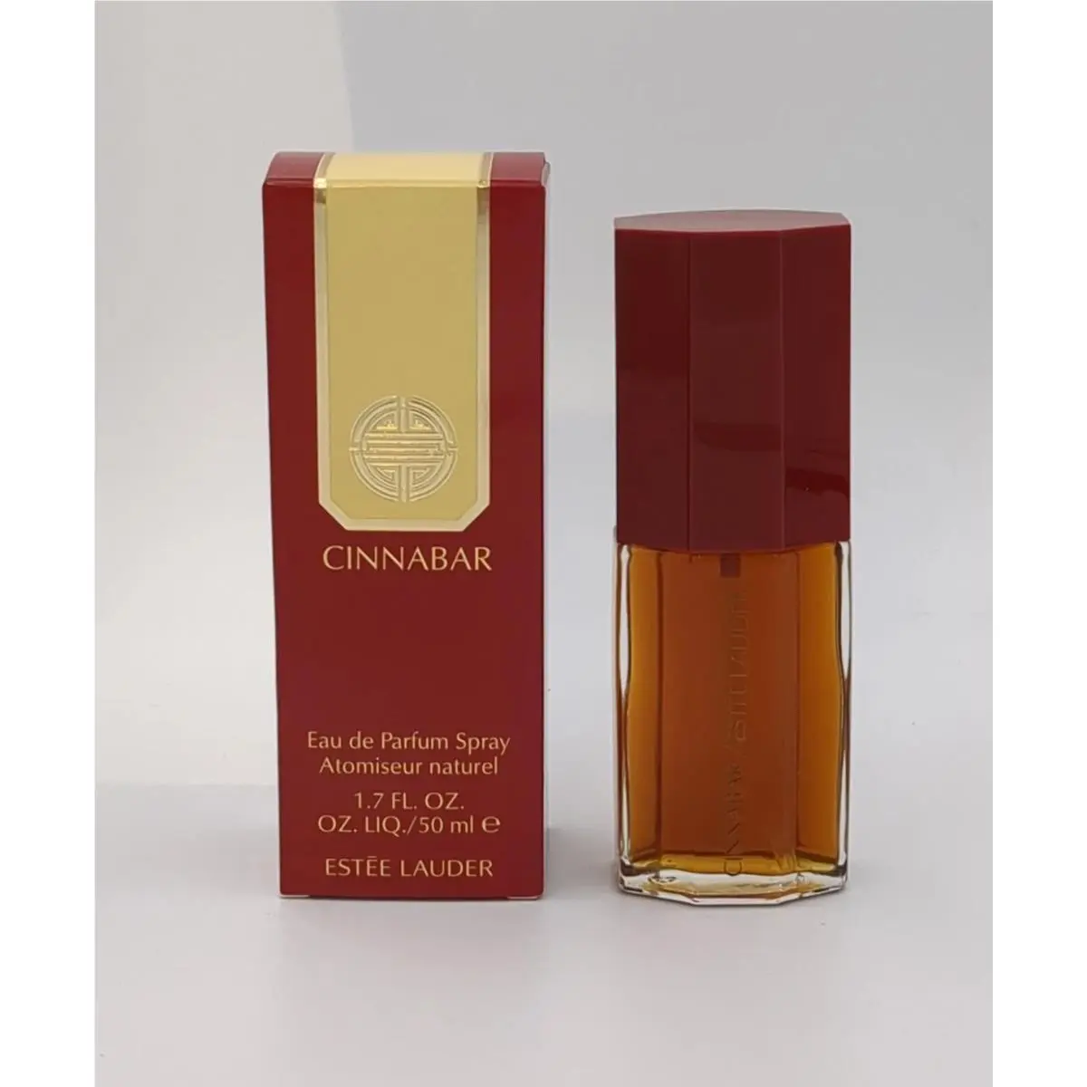 Cinnabar Estee Lauder Vintage Eau De Parfum Spray 50 ml 1.7 oz Perfume w/ Box