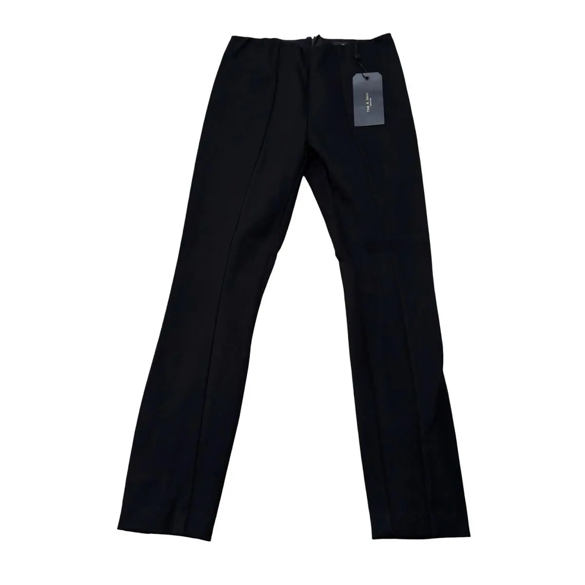 Rag Bone Women`s Simone Snap Back Pant Black Viscose Size 00 - 25 x 26