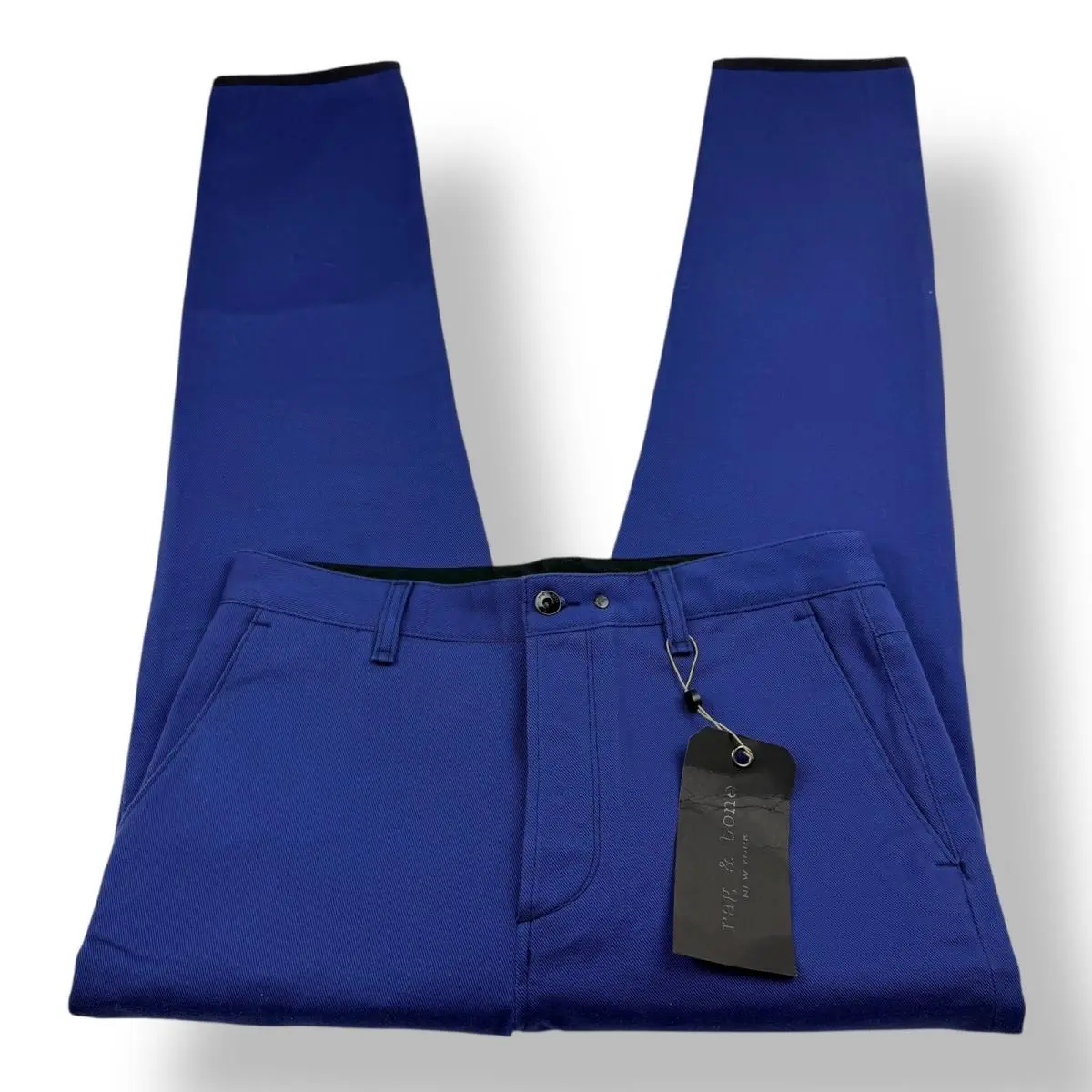 Rag Bone Engineered Chino Pants Mens 31x30 Bright Blue M2727075Q Usa Made