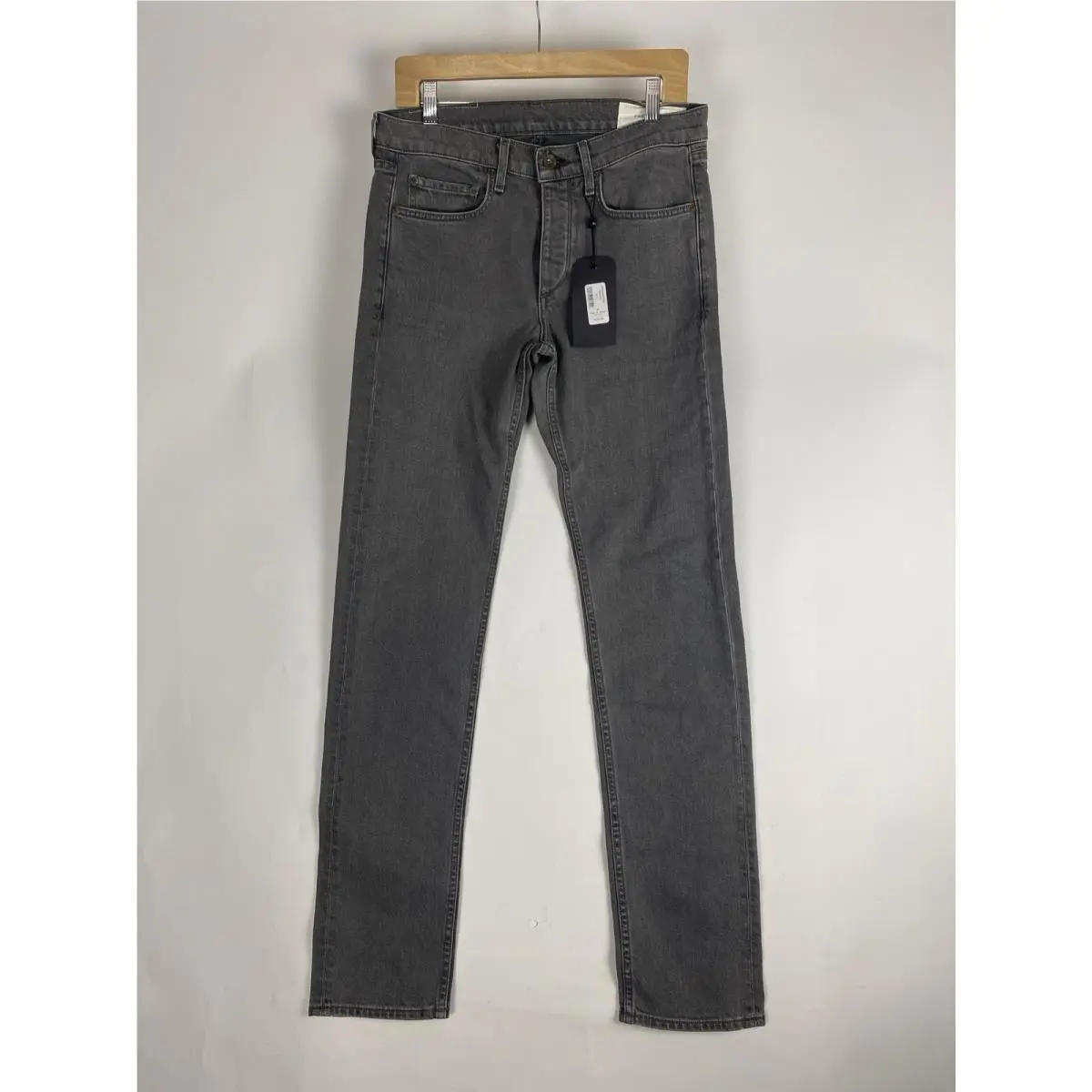 Rag Bone Fit 2 Slim Denim Jeans Mens Gray Size 30