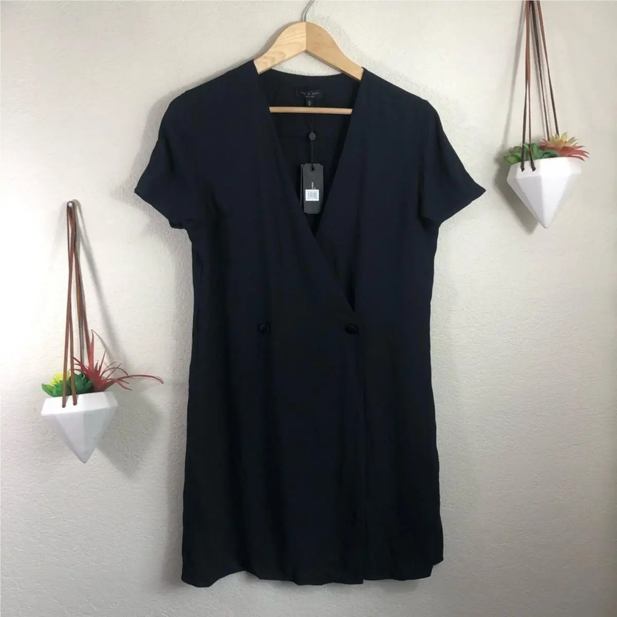 Rag Bone Tabitha Black Mini Dress