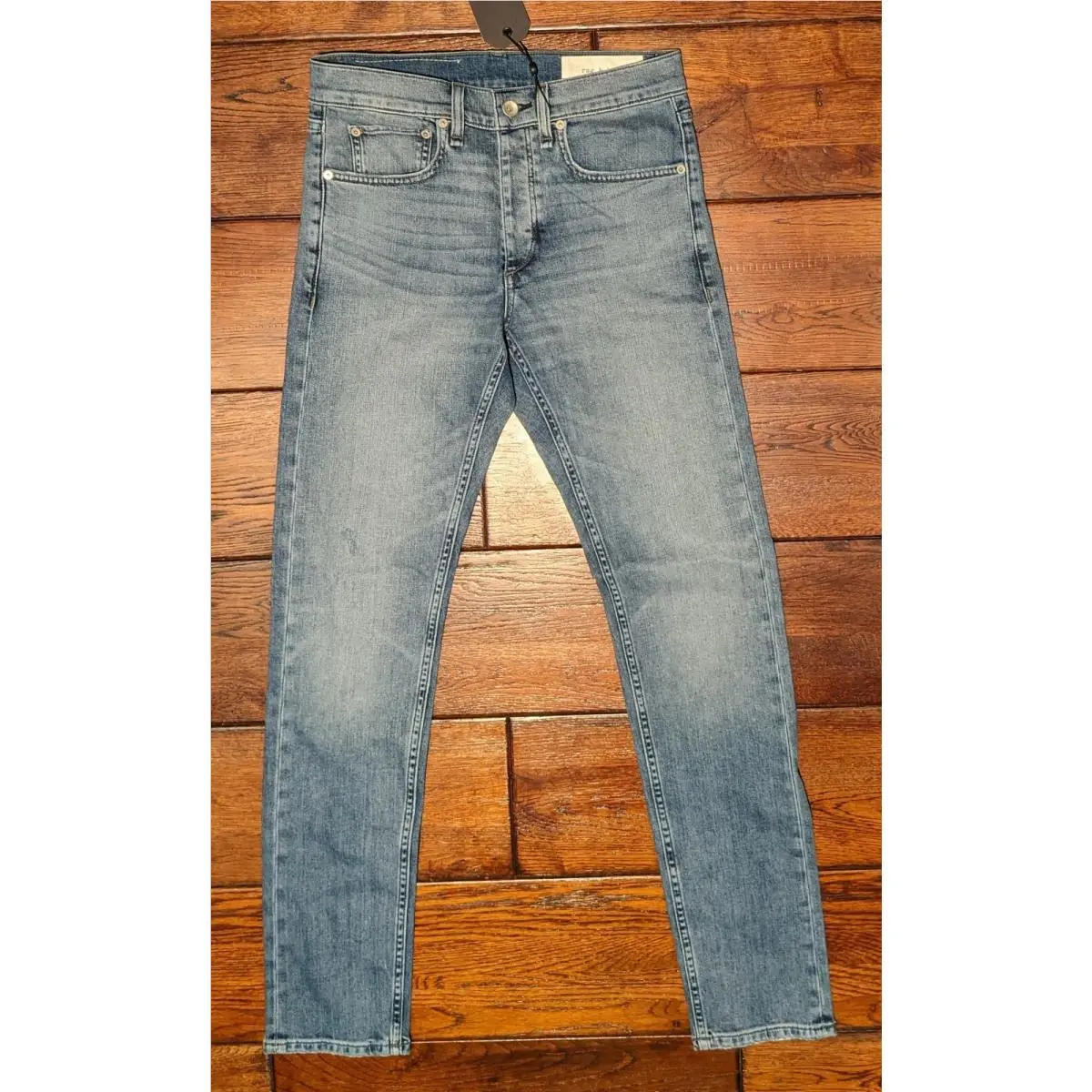 Rag Bone Mens Fit 2 Slim Jeans - 28x32 Clear Day Stretch Light Wash