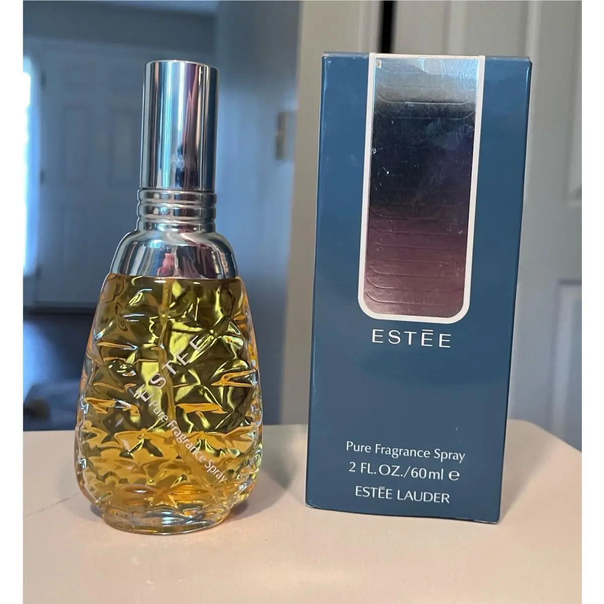Estee Lauder Pure Fragrance Spray Edp 2oz 60ml Pineapple Bottle Vintage