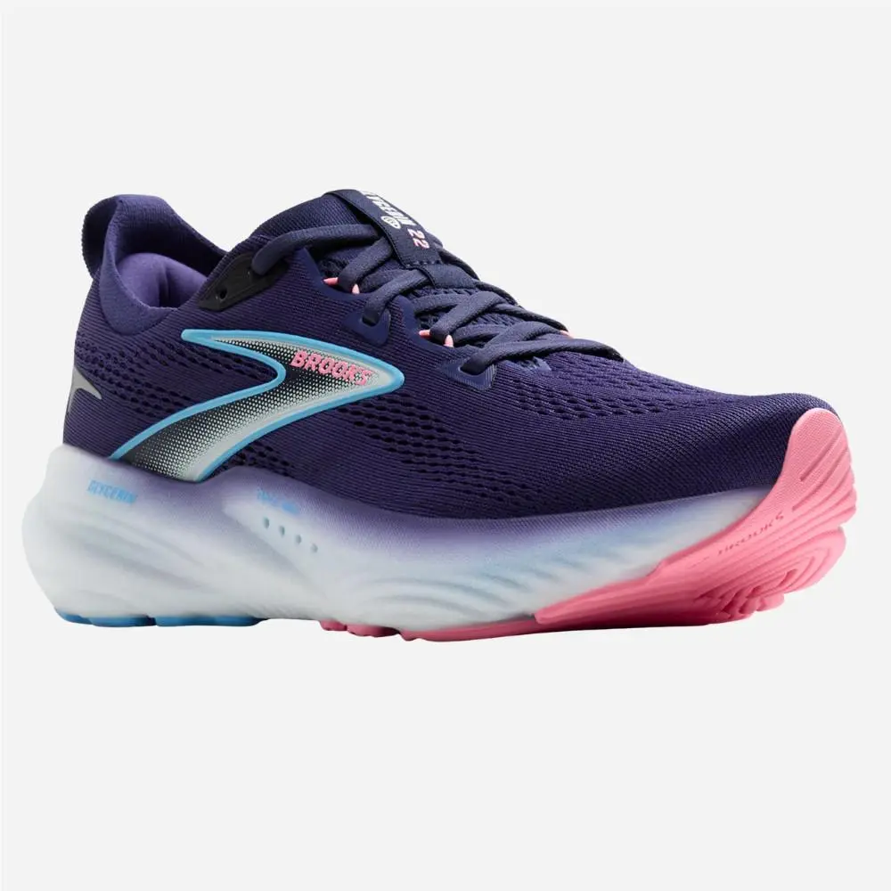 Brooks Glycerin 22 Women`s Running Shoes Blue Ribbon/peacoat/dianthus