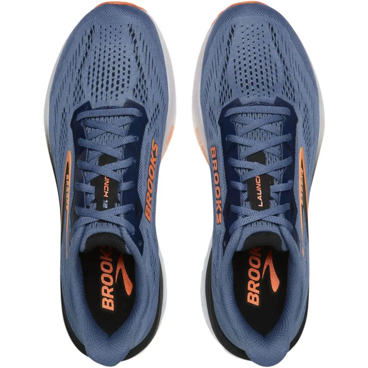 Brooks shoes - Brooks Launch 12 - Launch - Tigerlily/Blackened Pearl 32