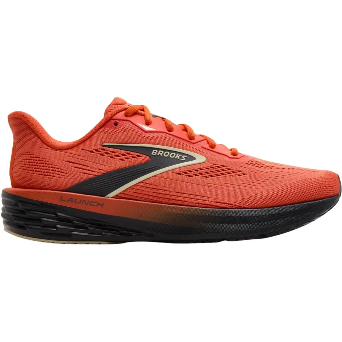 Brooks shoes - Brooks Launch 12 - Launch - Tigerlily/Blackened Pearl 4