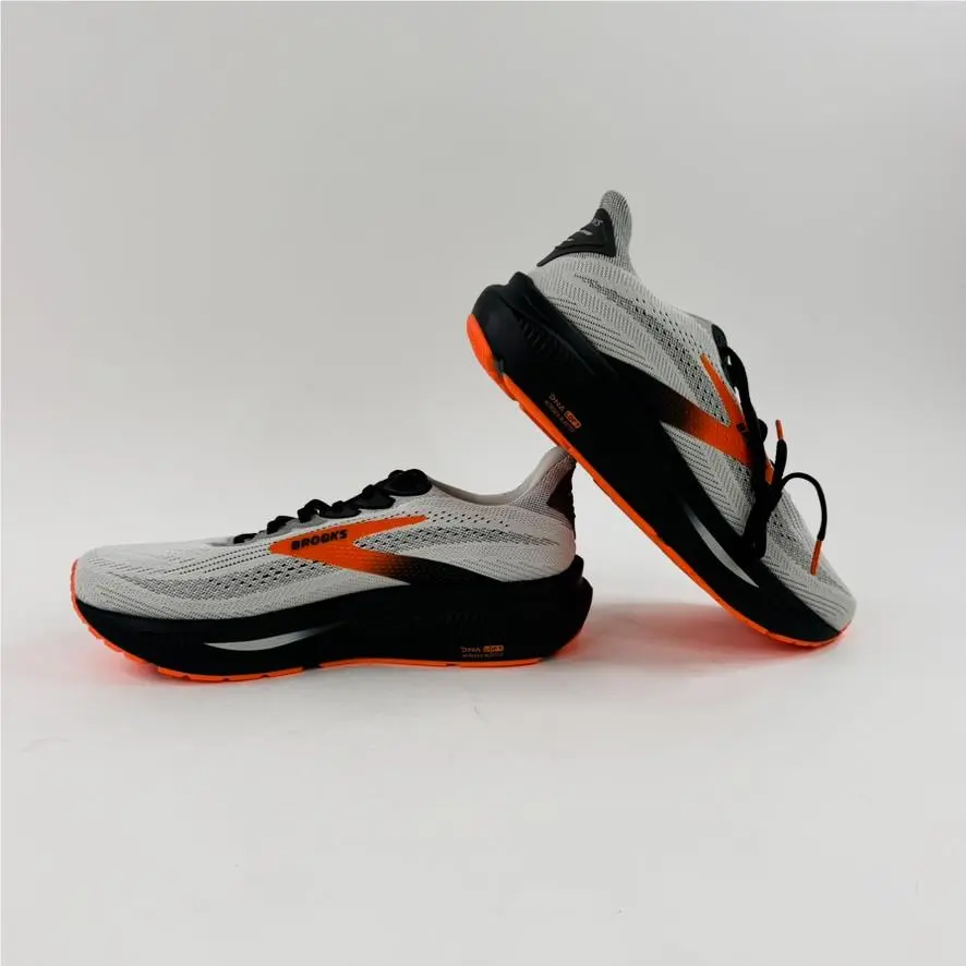 Brooks shoes - Ghost 17 - Ghost - 1104422E048105 - Oyster Mushroom/Orange/Ebony 8