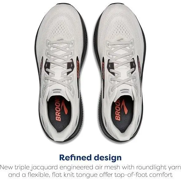 Brooks shoes - Brooks Ghost 18 - Ghost - 110493 - Coconut/Pearl/Tigerlily 8