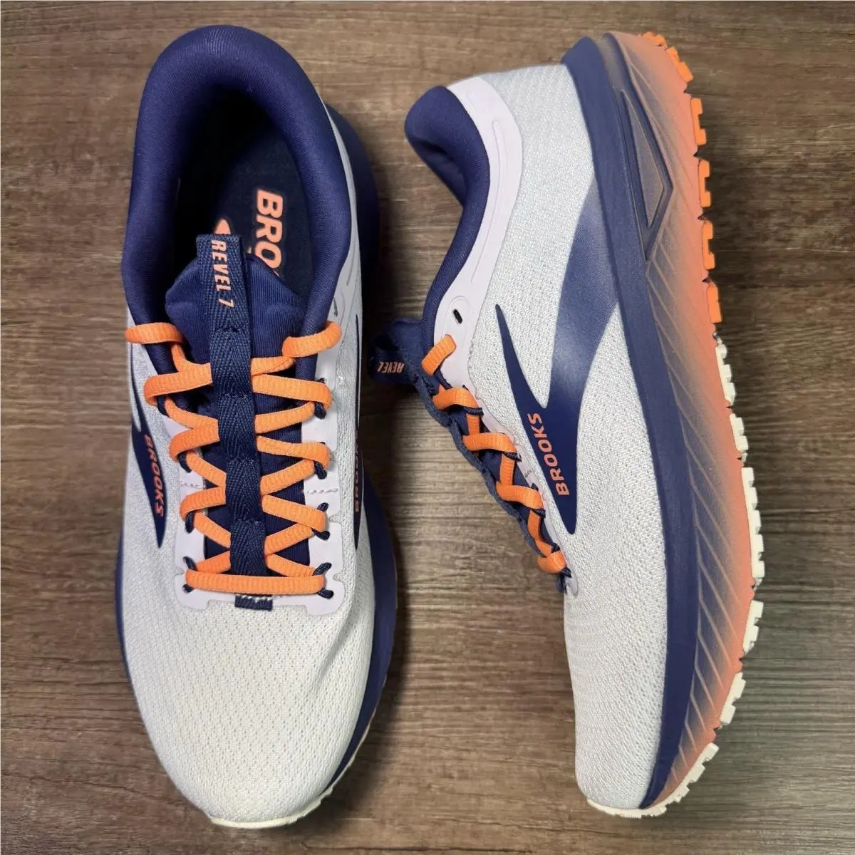 Brooks Revel 7 ‘blueprint/coconut Haze’ Women’s Size 8.5 Running 1204241B413