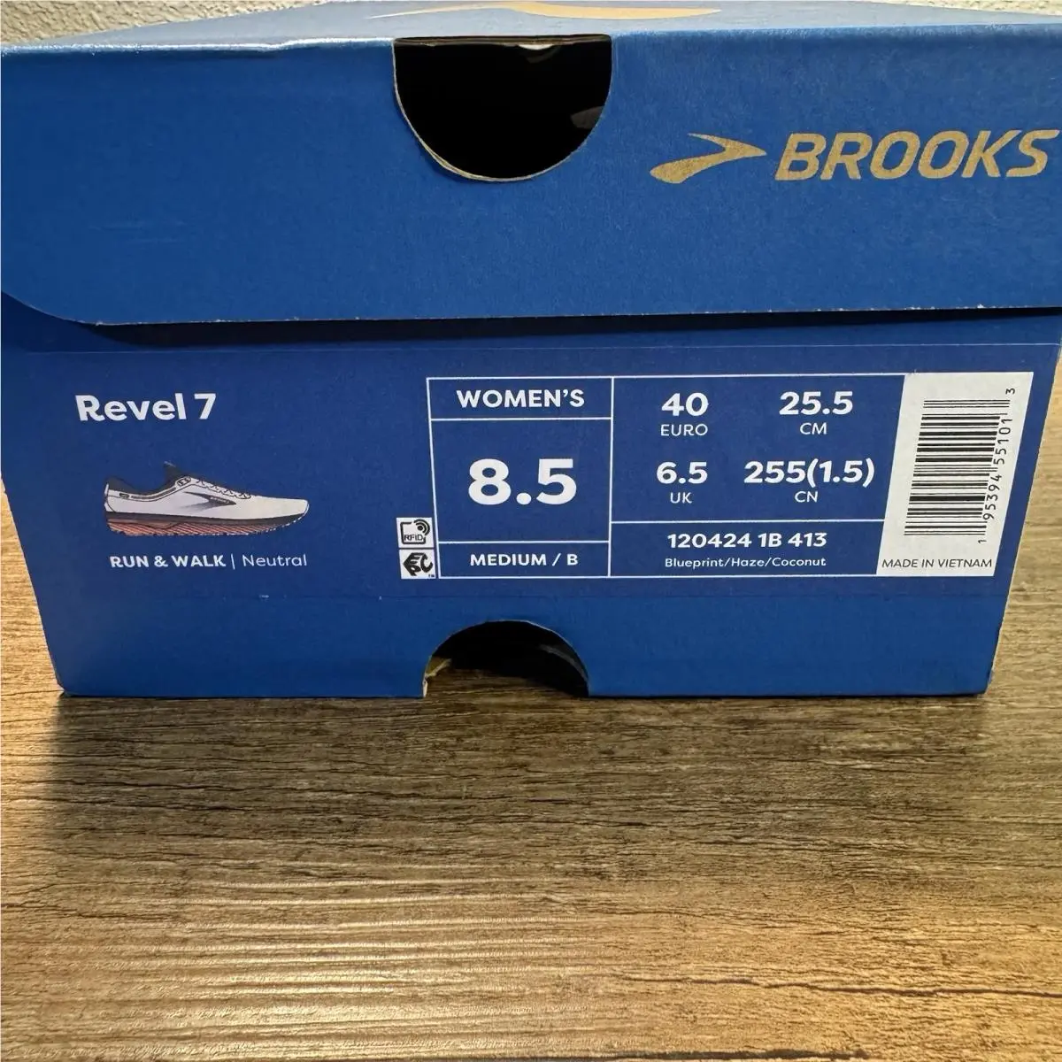 Brooks shoes - Brooks Revel 7 Blueprint - Revel Blueprint - 120424-1B-413 - White 0