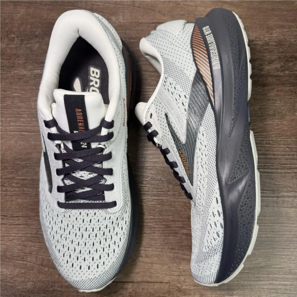 Brooks Adrenaline Gts 24 ‘mercury/copper’ Women’s Size 7.5 1204261B030