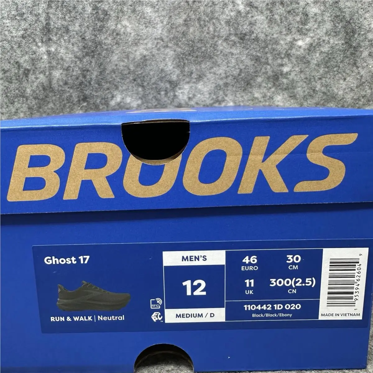 Brooks shoes - Brooks Ghost 17 - Ghost - 1104421D020 - Black (UPC: 195394626049) 8
