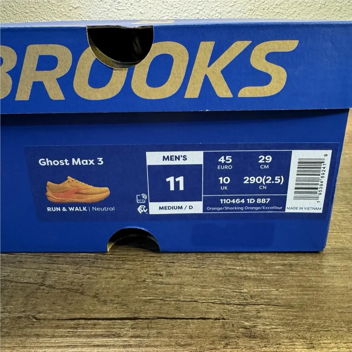 Brooks shoes - Brooks Ghost Max - Ghost Max - 1104641D887 - Orange 0