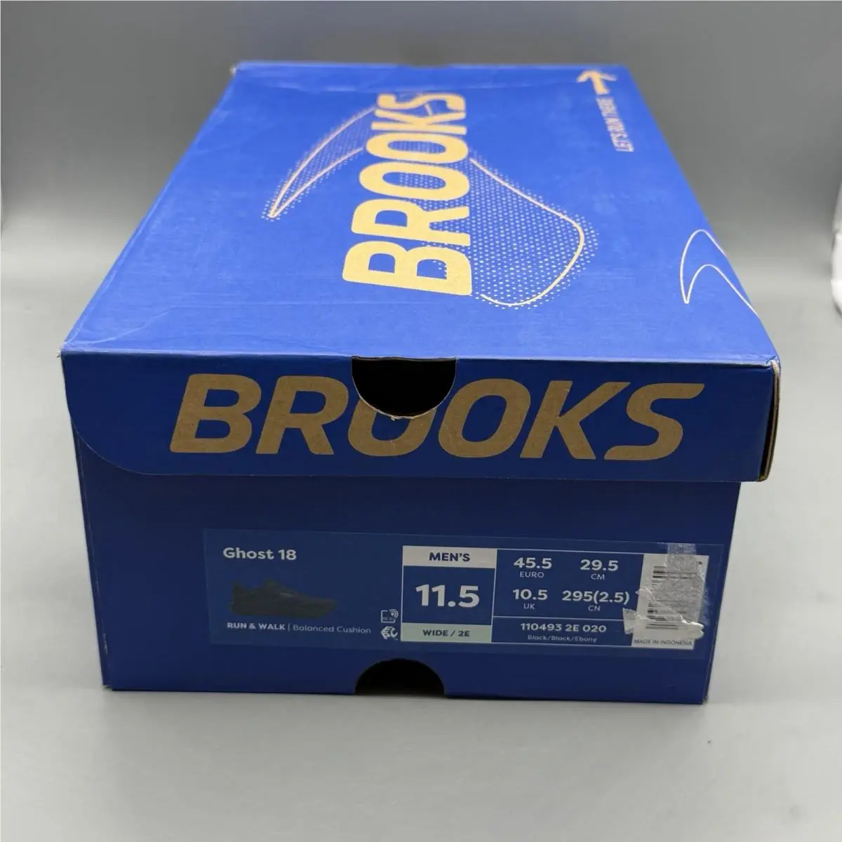 Brooks shoes - Brooks Ghost 18 - Ghost - 1104932E020 - Black (UPC: 0195394869804) 13