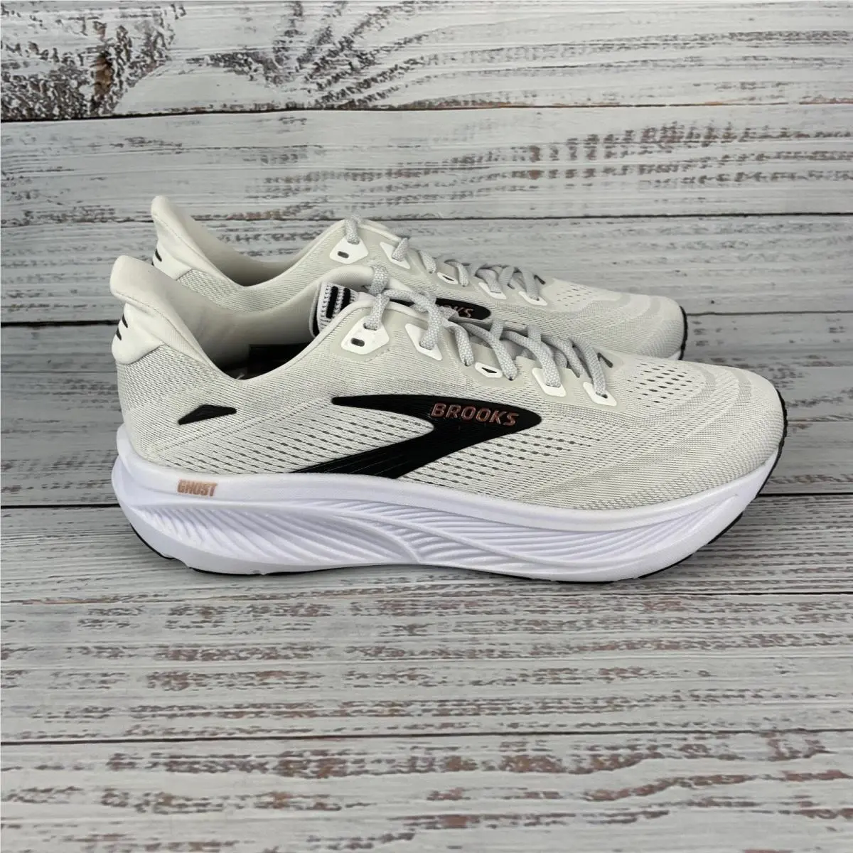Brooks shoes - Brooks Ghost - Ghost - White (UPC: 195394872743) 2