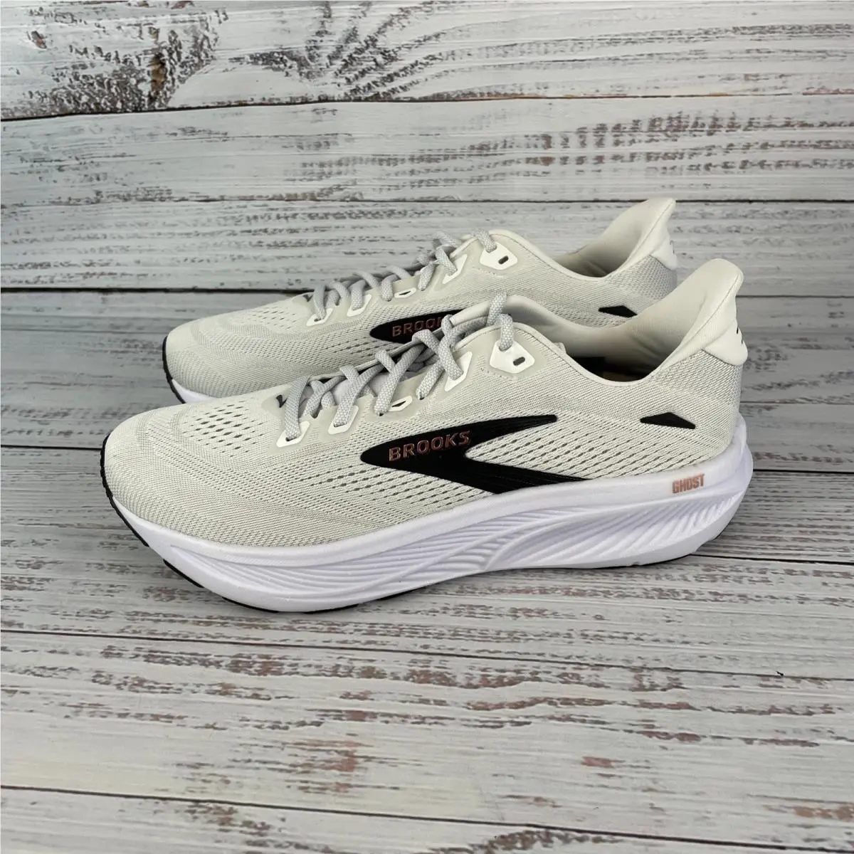 Brooks shoes - Brooks Ghost - Ghost - White (UPC: 195394872743) 4