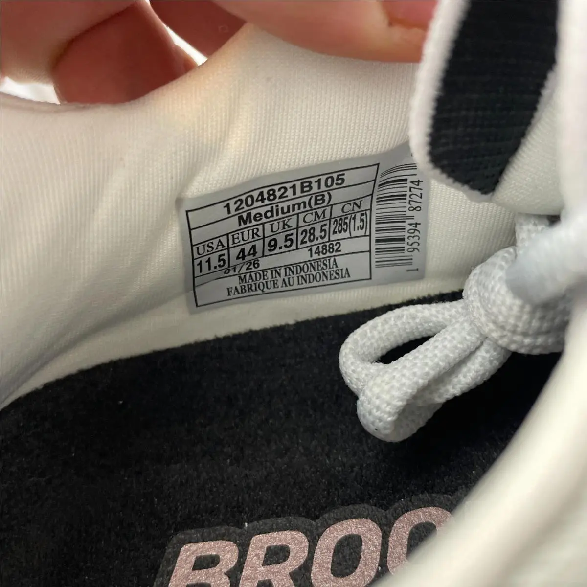 Brooks shoes - Brooks Ghost - Ghost - White (UPC: 195394872743) 7