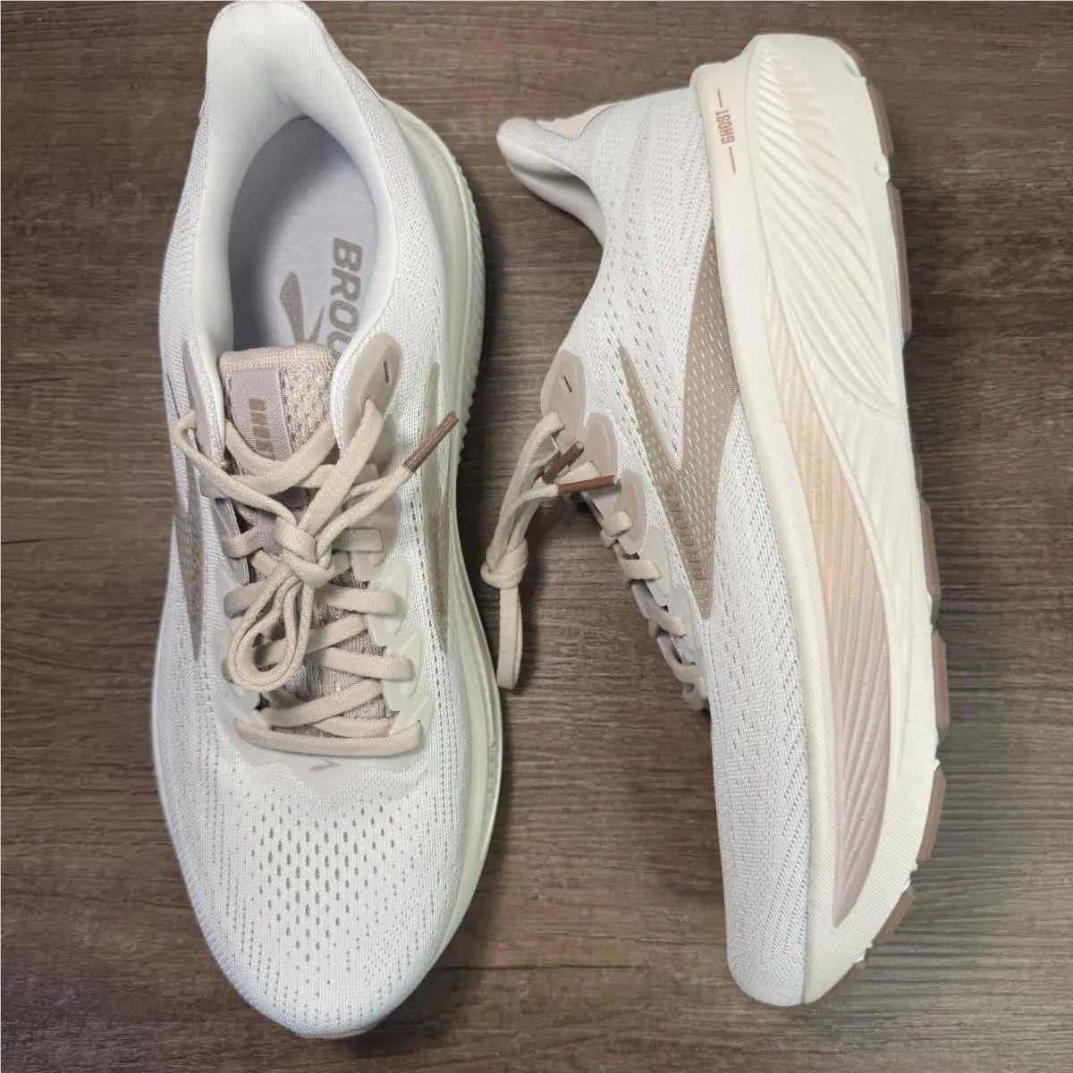 Brooks Ghost 17 ‘beige’ Women’s Size 11 Running Shoes 1204311B092 No Lid