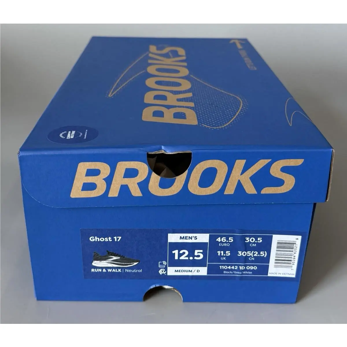 Brooks shoes - Brooks Ghost 17 - Ghost - Black/Grey/White (UPC: 0195394625219) 8