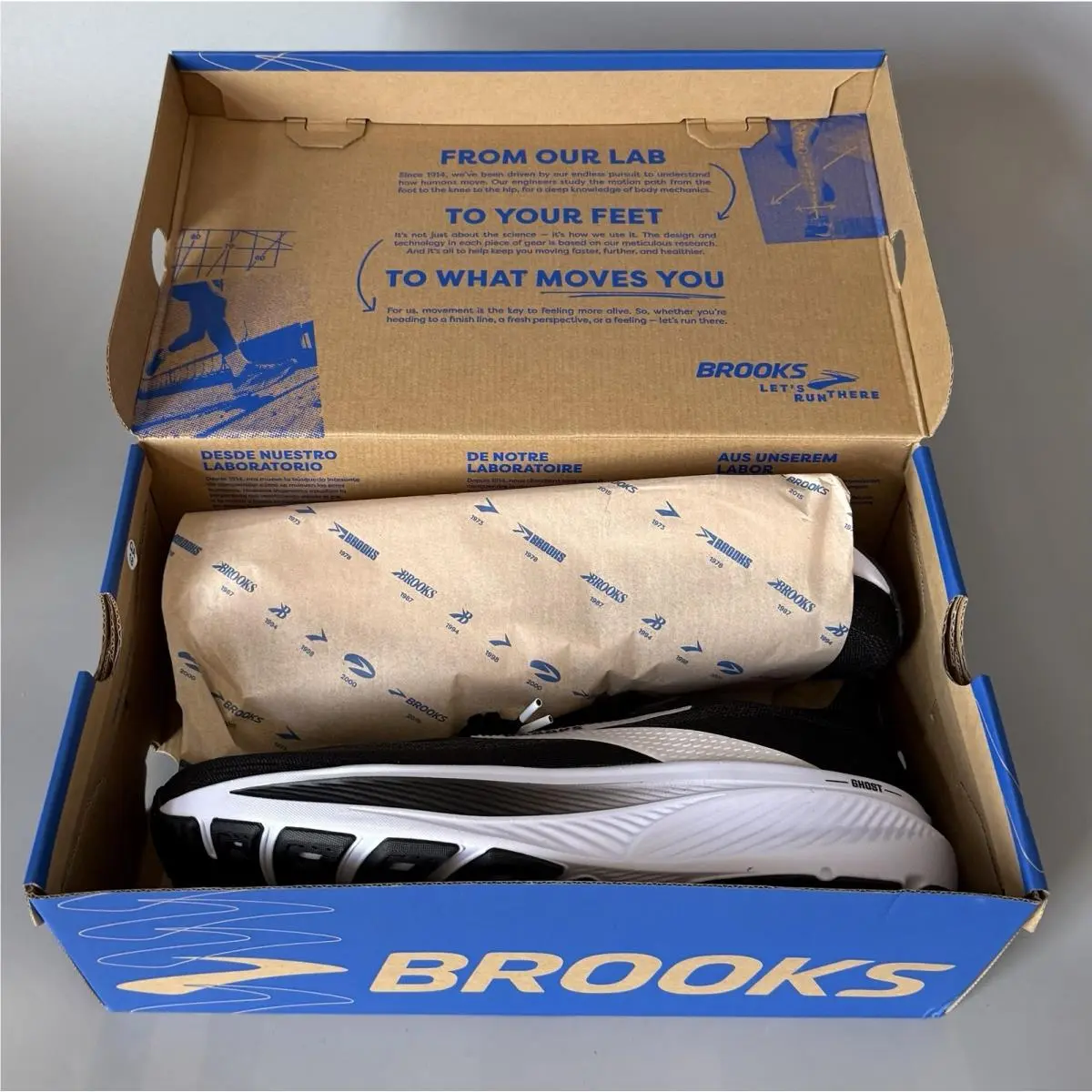 Brooks shoes - Brooks Ghost 17 - Ghost - Black/Grey/White (UPC: 0195394625219) 7