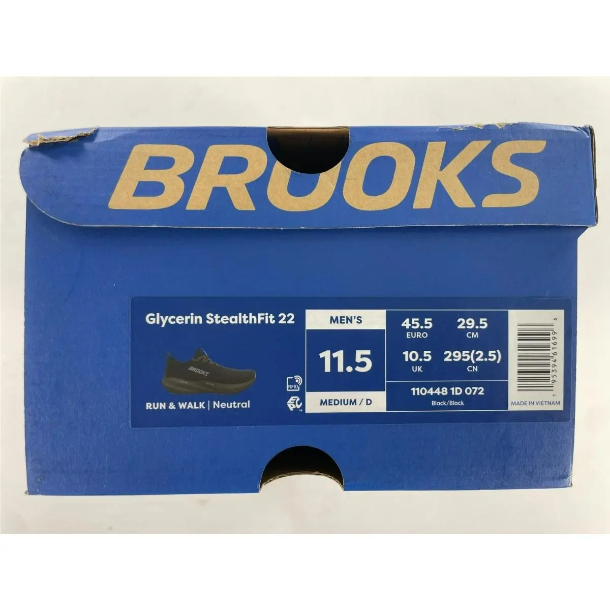 Brooks shoes - Brooks Glycerin StealthFit 22 - Glycerin StealthFit - Black 8