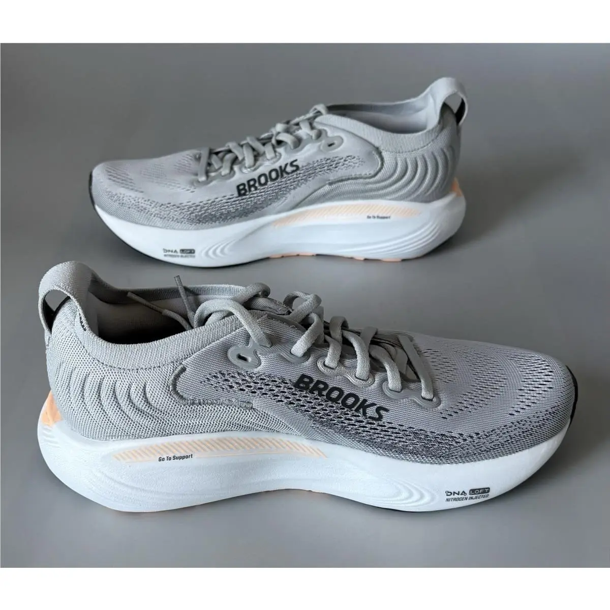 Brooks shoes - Brooks Adrenaline GTS 25 - Adrenaline GTS - Grey/Blackened Pearl/Coral (UPC: 0195394666014) 2