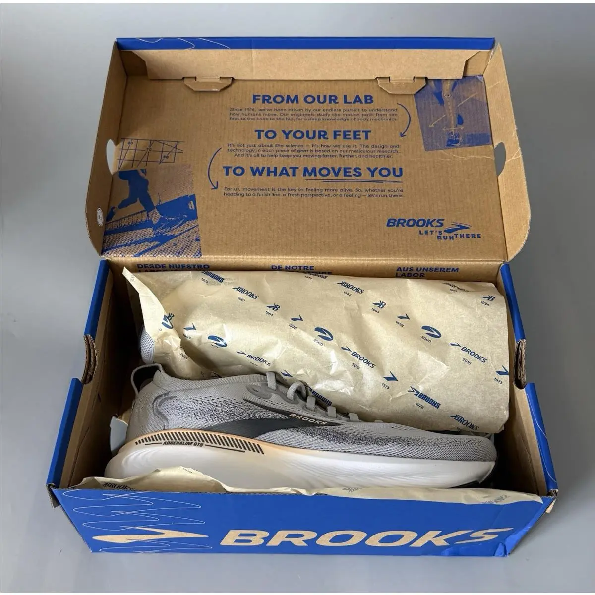 Brooks shoes - Brooks Adrenaline GTS 25 - Adrenaline GTS - Grey/Blackened Pearl/Coral (UPC: 0195394666014) 7