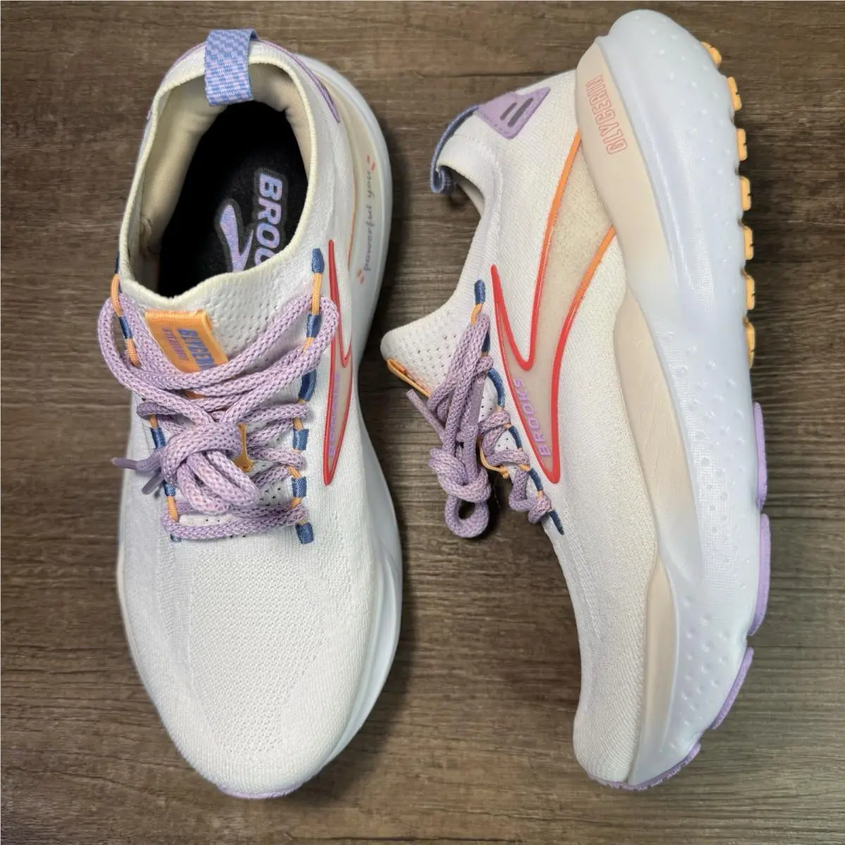 Brooks Glycerin 21 Stealthfit ‘cream/multicolor’ Women’s Size 6 1204101B188