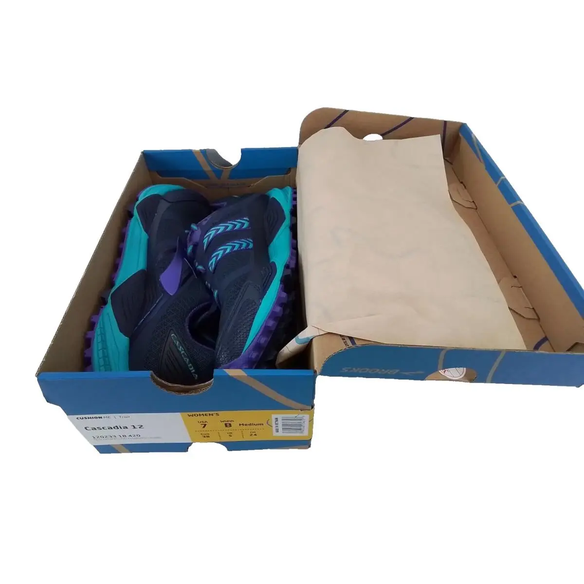 Brooks shoes - Brooks Cascadia 12 - Cascadia - 120233-1b-420 - Blue (UPC: 190340136726) 6