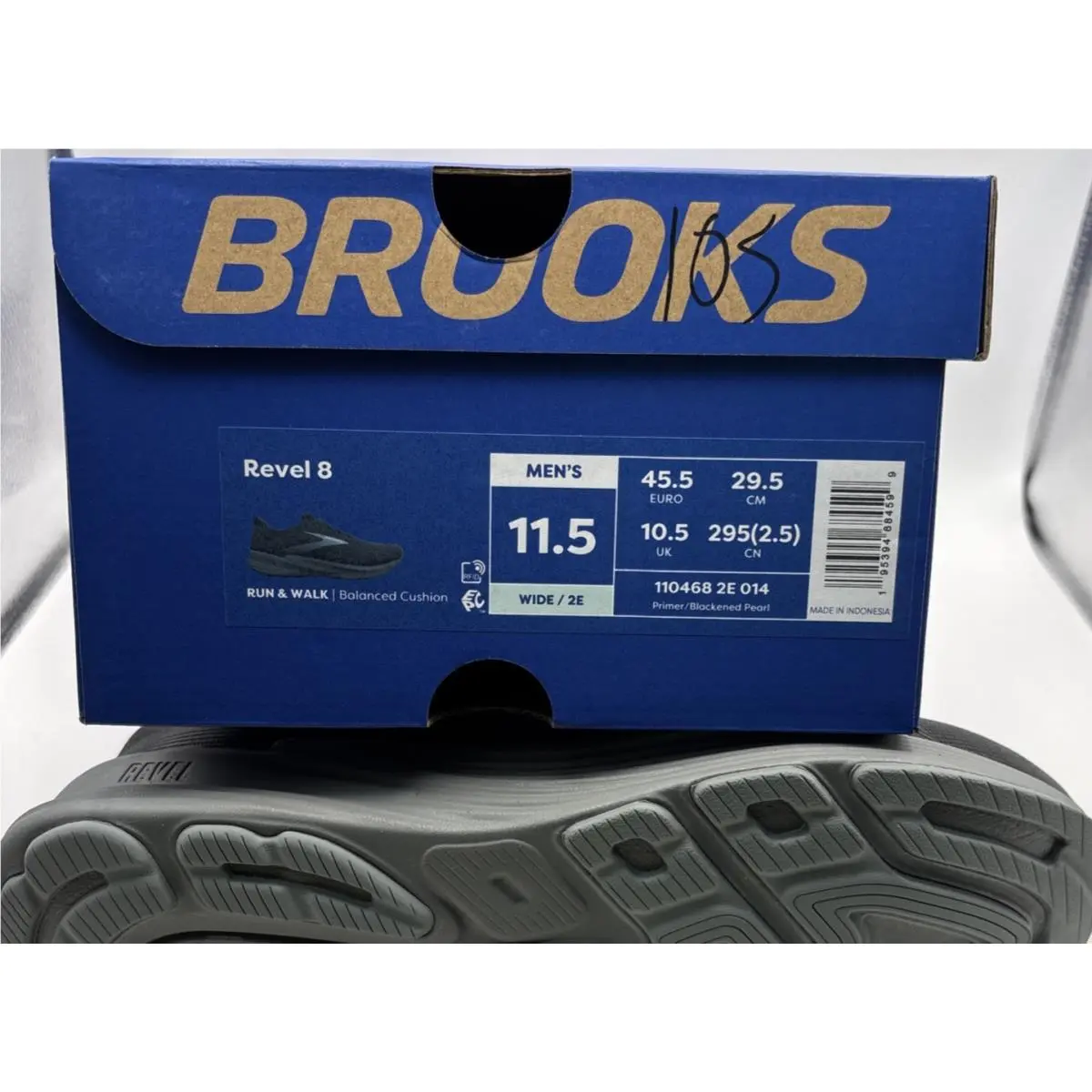 Brooks shoes - Brooks Revel 8 - Revel - Black (UPC: 195394684599) 8
