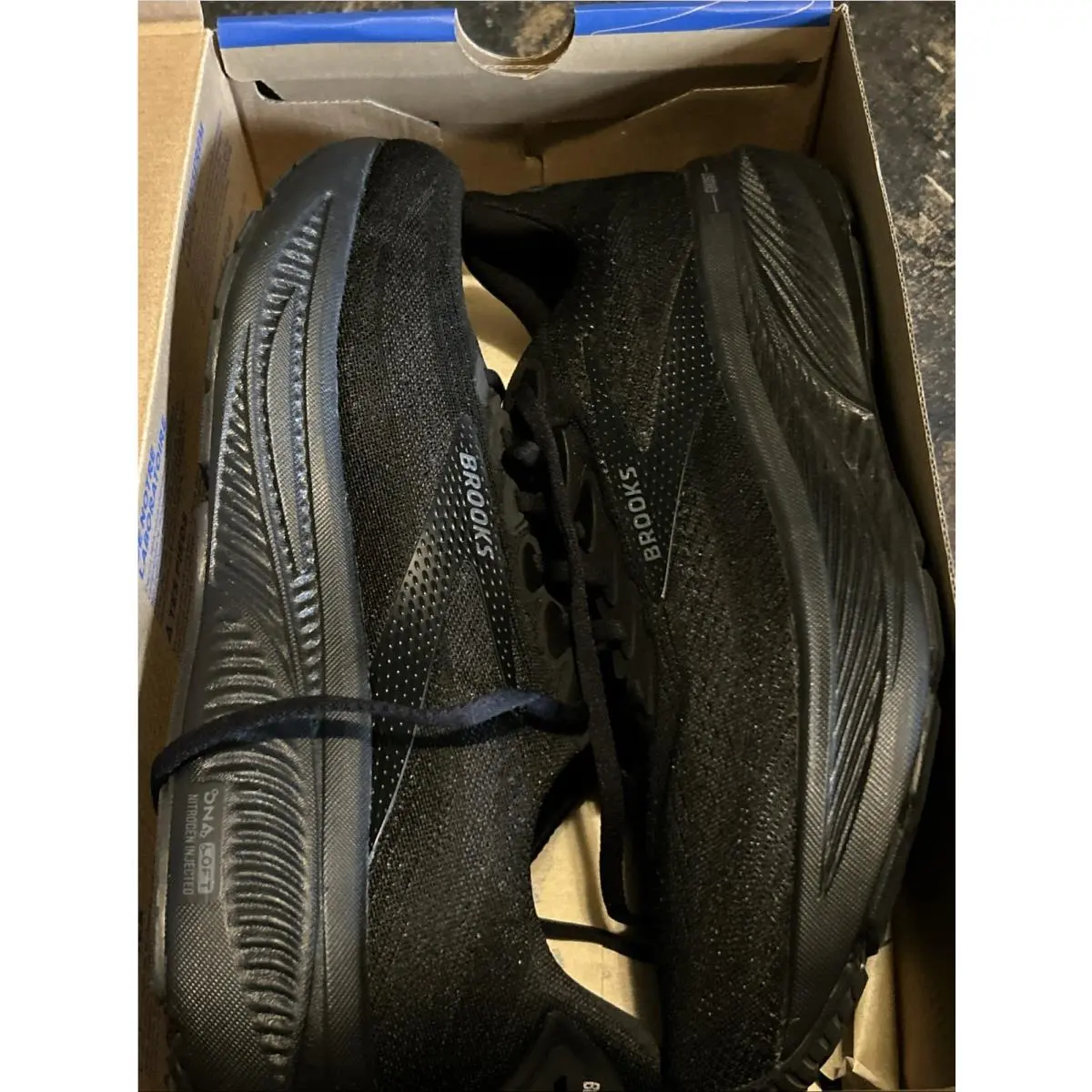 Brooks Men`s Ghost 17 Running Shoes Size 10.5 Black