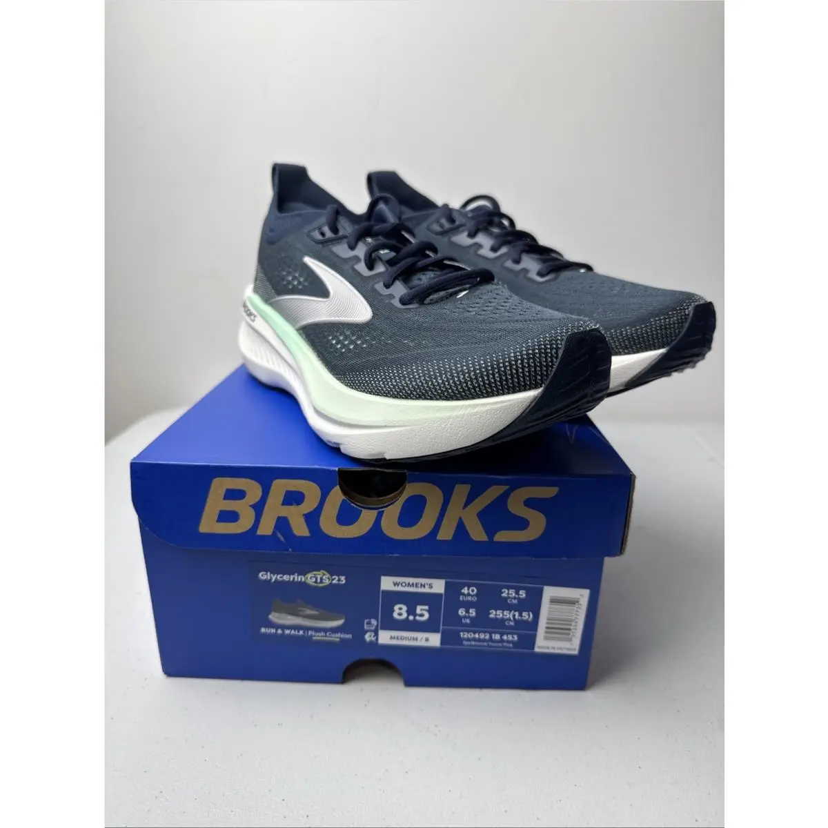 Size 8.5B - Brooks Women’s Glycerin Spellbound/yucca/pink 120493 1B 453
