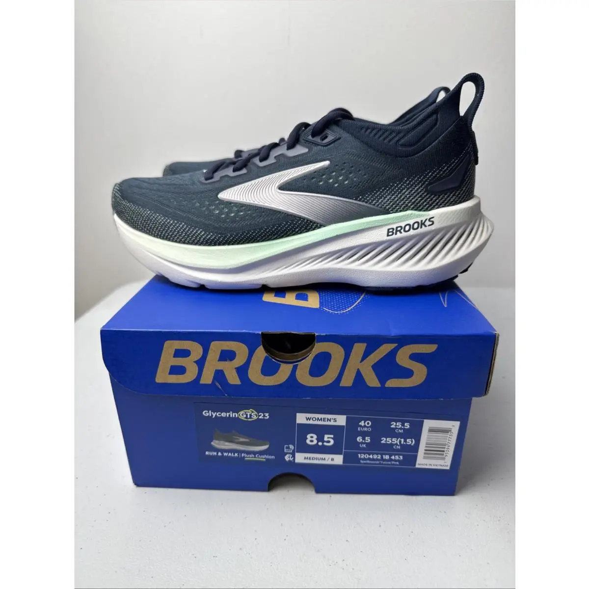 Brooks shoes - Brooks Glycerin Spellbound - Glycerin Spellbound - 120492 1B 453 - Blue (UPC: 0195394777352) 1